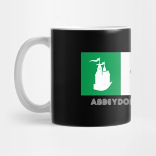 Abbeydorney Ireland, Gaelic - Irish Flag Mug